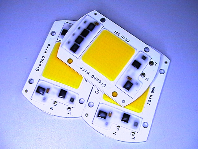 LED chip 50W / 220V  светодиод топла светлина