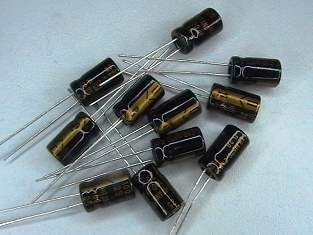 100?f/25V, 100uf capacitor EXR 105`C 100kHz HITANO