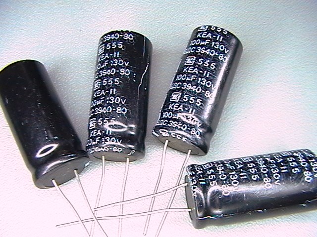 100?f/130V, 100uf capacitor   KEA-II