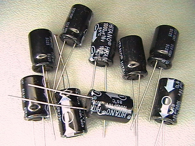 1000?f/16V, 1000uf capacitor  85C HITANO Taiwan