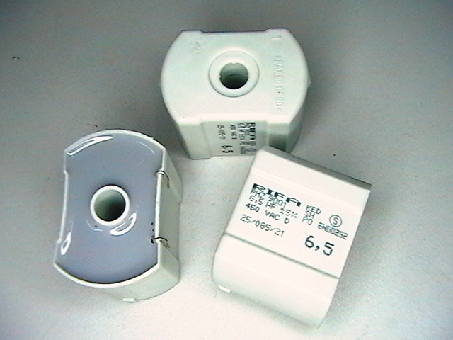 6.5?f/450VAC D, 6.5uf capacitor, J,  KED   RIFA