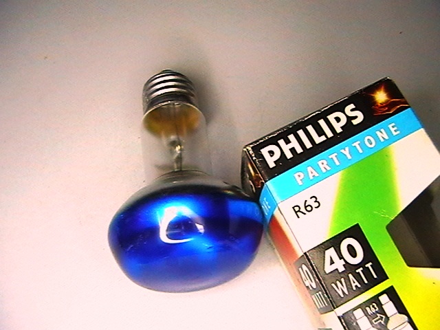 лампа с рефлектор  синя  40W