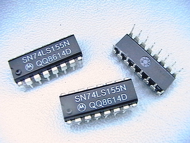 SN74LS155N   = К555ИД4 16pin