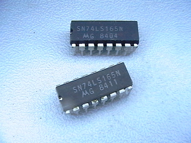 SN74LS165N   = К555ИР9  16pin