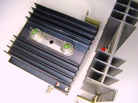 радиатор с 2бр. диоди КД2004-10А  L120мм   II-ра