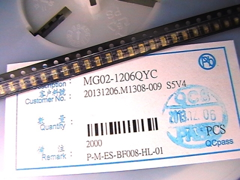 LED  SMD светодиод оранжев  MG02-1206QYC