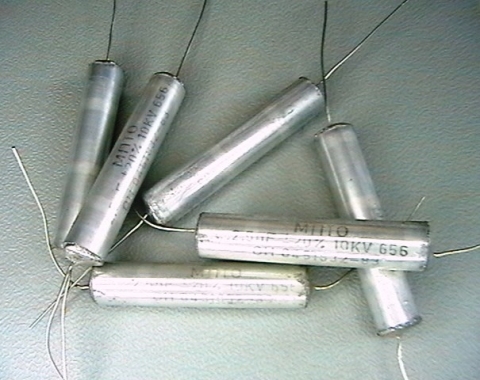 2.5nf/10KV,  K, МПТО,  стирофлексен  capacitor