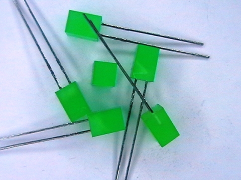 LED зелен 5х5mm