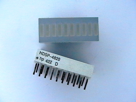 LED 10бр. светодиода в един корпус HDSP-4820