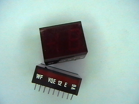 LED две цифри в един корпус VQE12E червен 1+8