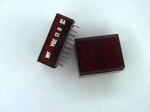 LED две цифри в един корпус VQE13D червен 8+8