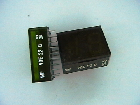 LED две цифри в един корпус VQE22D зелен 1+8
