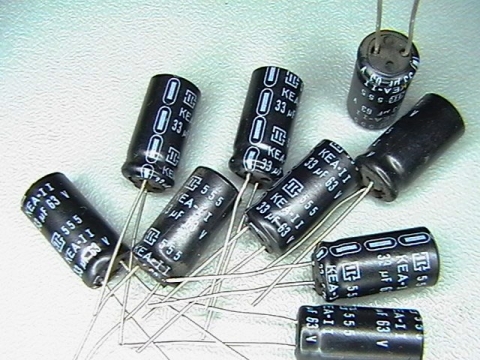 33?f/63V, 33uf capacitor   KEA-II