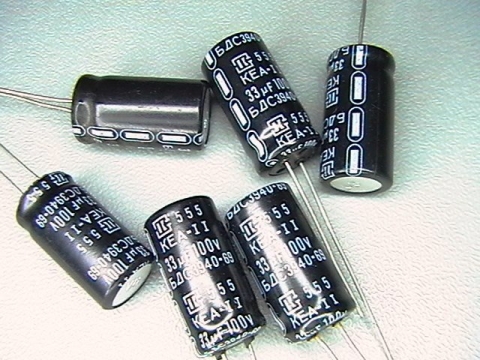 33?f/100V, 33uf capacitor   KEA-II