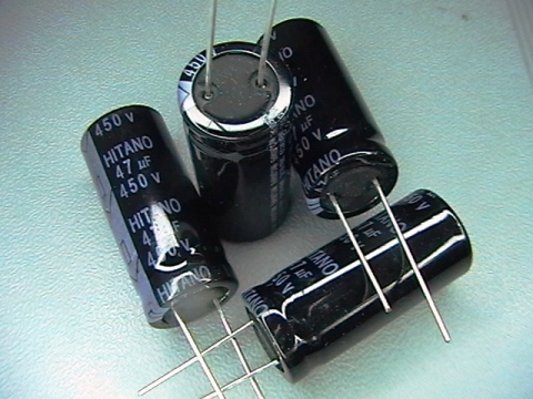 47?f/450V, 47uf capacitor   EHP 85`C HITANO Taiwan