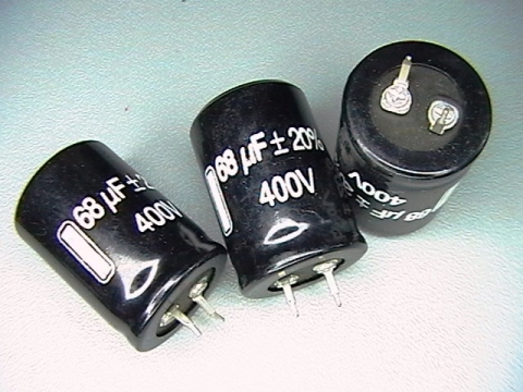 68?f/400V, 68uf  capacitor,  M