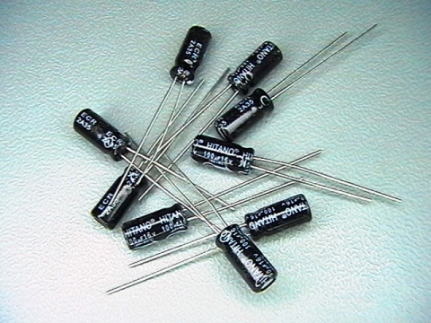 100?f/16V, 100uf capacitor -40C,+85C HITANO Taiwan