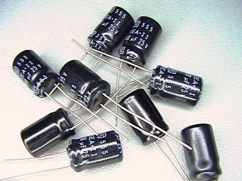 100?f/25V, 100uf capacitor   KEA-II