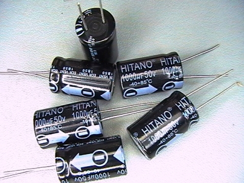 1000?f/50V, 1000uf capacitor HITANO Taiwan