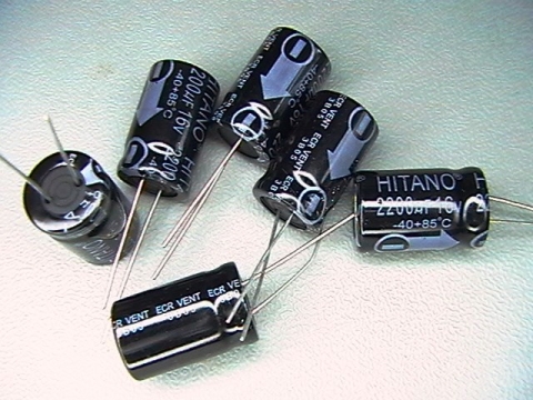 2200?f/16V, 2200uf capacitor  85`C, HITANO Taiwan