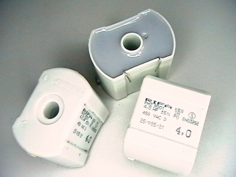 4?f/450VAC D, 10uf capacitor, K,   RIFA