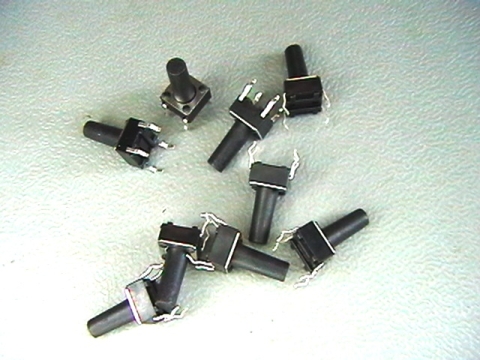 микро бутон  6 x 6 x H12mm  TS-1166 Series