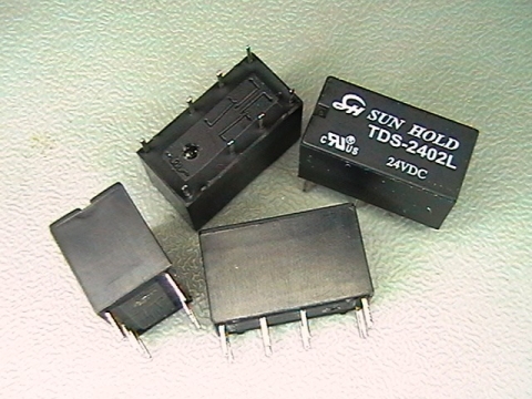 реле TDS-2402L, 24VDC, 1.0A, DC-2A