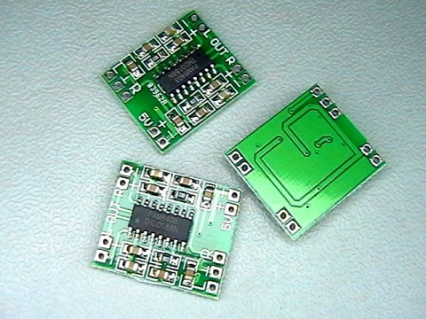 усилвател 2x3W, 5V, клас D, mini  PAM8403