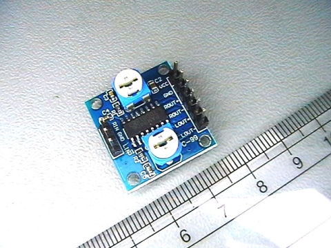 усилвател 2x5W, 5V, клас D, mini, +потенциометър