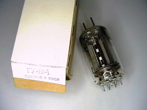 ГУ19-1 / GU19-1  Tube tetrode  ( ~ KT88 )