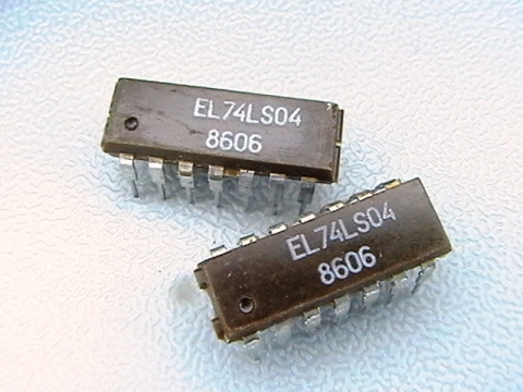 EL74LS04   = К555ЛН1