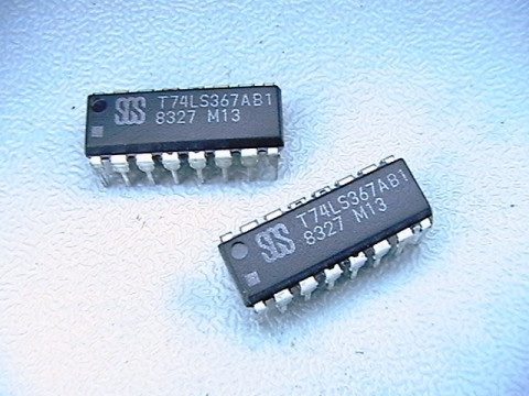 T74LS367B1   = К555ЛЛ11  16pin