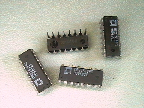 AM27S19PC, PROM, 32x8, 16 Pin, Plastic, DIP,  AMD